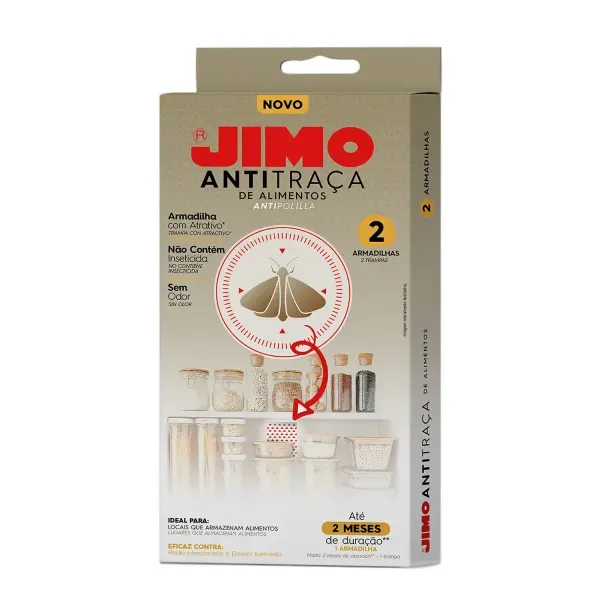 Jimo Antitraça de Alimentos com 2 Armadilhas Único